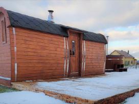 Lauko pirtis- kvadratinė sauna 6m ilgio