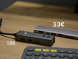 Hub MacBook Pro/ Air 2016 - 2020 (yra 1 vnt.)