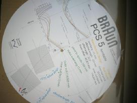 Protraktorius Braun Pcs 5 patefonui