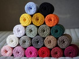 Išparduodam. Macrame virvė. 100proc medvilnė.