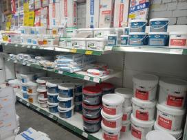 Gipso kartono plokštės, gipso profiliai ir detalės