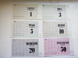 1990 Plastos banknotai