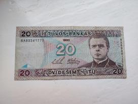 20 litu 1993 metu