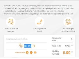 Nuolaidos kodas Elektrum