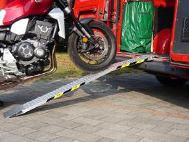 Aliuminė rampa motociklui 1500/2000 mm ilgio