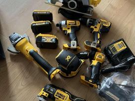 Nauji Dewalt 18v įrankiai galime iškomplektuoti