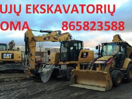 Naujų Ekskavatorių, Račiokų, Bobcat Nuoma