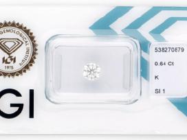 Briliantas natūralus 0.64 ct