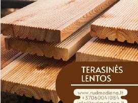 Impregnuotos terasinės lentos iš pušies medienos