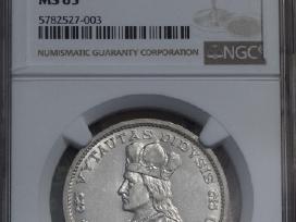 1936 10 litų Ngc Ms63