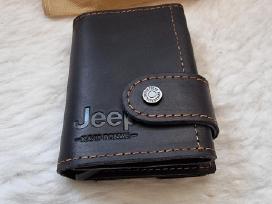 Jeep odinė automatinė piniginė su Rfid apsauga