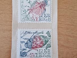 Pašto ženklai Švedija 12 Kr (8 vnt.) Sverige 12 Kr