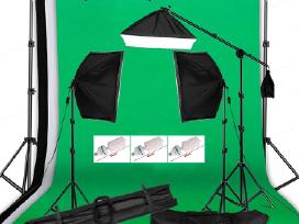 Foto studijos rinkinys su trimis 135w softbox