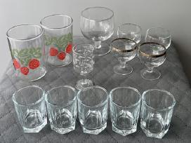 Taurės ir stiklinės-8€