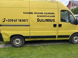 Šulinių kasimas valymas