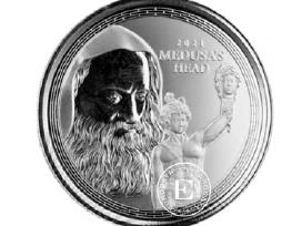 1 oz moneta Perseus Head of Medusa, Gibraltar 2021