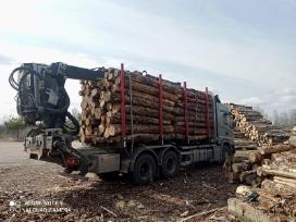 Berzas Juodalksnis Malkos Дрова Rąsteliais