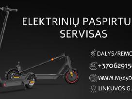 Elektrinių paspirtukų dalys, remontas
