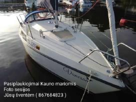 Pasiplaukiojimai Kauno mariomis burine jachta