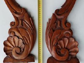 Raudonmedžio ornamentai, dekoras.
