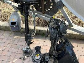 Dalys: Mercury 5 ir 150, Suzuki 9.9-20, Yamaha 30
