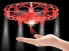 Rankiniu būdu valdomas dronas Ufo levitacinis LED