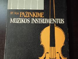 Knyga "Pažinkime muzikos instrumentus"