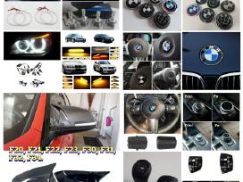 Bmw emblemos, Audi S-line, Mercedes Amg, dalys.