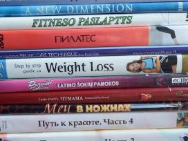 Fitneso, pilateso, treniruočių Dvd rinkinys