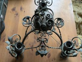 Sena žalvarinė pakabinama liustra