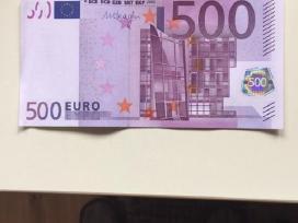 500 Eur Unc banknotas