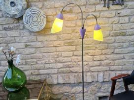Vintažinis mid century dvigubas toršeras