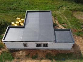 Plokščių stogų dengimas,epdm danga