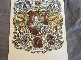 Atvirukas 1912m A.petronio knygynas prieskaris