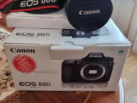 Canon 80d, tiktai 3540 kadrų, su17-55mm 2.8 Is Usm