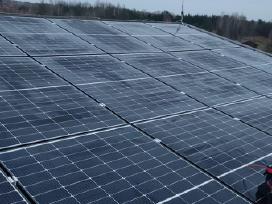 Saulės elektrinių montavimas, moduliai, įranga