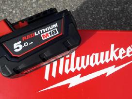 Nauji akumuliatoriai veržliasukiui Milwaukee