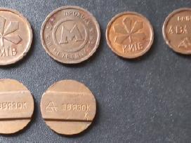 13 žetonų - metro, tramvajui ir taksofonui