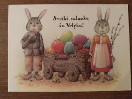 Atvirukai su Velykomis. Be užrašų, neprirašyti.