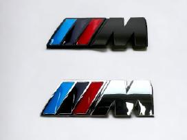 Bmw M Emblemos sparnams, bagažinei, grotelėms