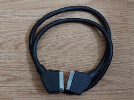 Scart, tulpės jungtis kabelis