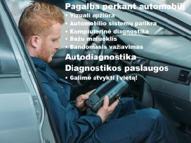 Pagalba perkant automobilį/autodiagnostika