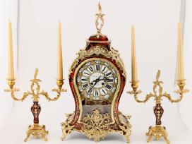 Antikvarinis "Charle Boulle" stiliaus laikrodis
