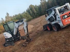 Mini ekskavatoriaus nuoma, Bobcat nuoma