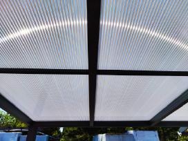 Terasos stoginė / pilka/ 4x4m, 16mm danga