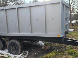 Puspriekabė, veža 9t, 5300€