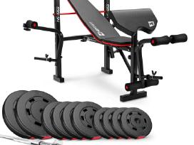 Štangos suolelis Hs-1055 ir štanga 39 kg