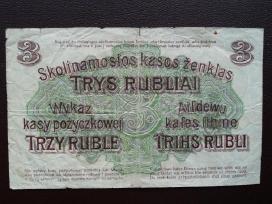 3 rubliai 1916m