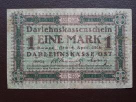 1 markė Kowno 1918m