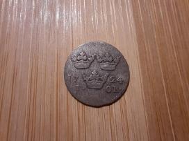 1 ore 1724 Švedija - Sidabras